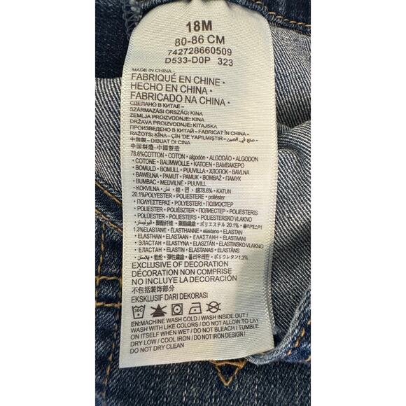 Levi Strauss & Co Demin Overalls Size 18 M - Picture 4 of 4